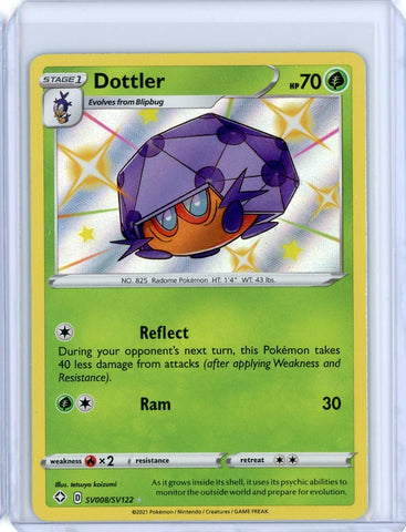 2021 Pokemon Shining Fates Dottler Shiny Holo SV008/SV122