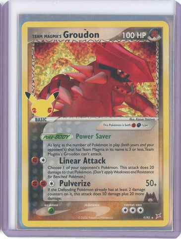 Pokemon Celebrations Groudon Holo 9/93