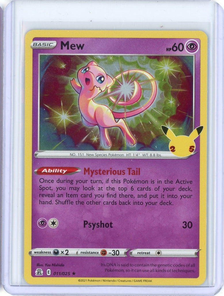 2021 Pokemon Celebrations Mew Holo 011/025