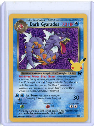 Pokemon Celebrations Dark Gyarados Holo 8/82