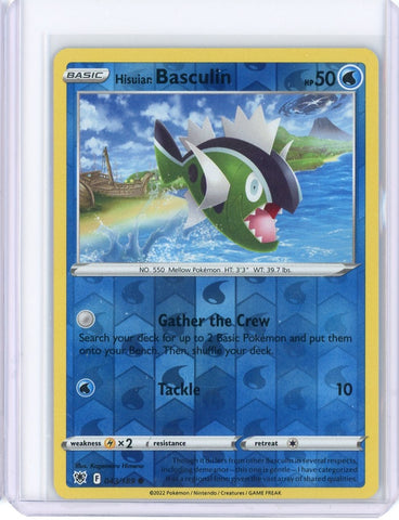 2022 Pokemon Astral Radiance Hisuian Bascuin Reverse Holo 043/189