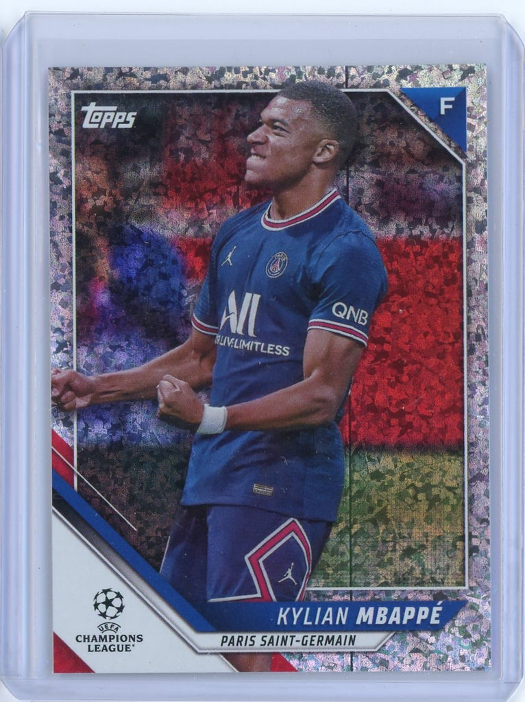 2021-22 Topps UCL Kylian Mbappe Speckle #200