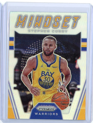 2021-22 Panini Prizm Mindset Stephen Curry Silver Prizm 9