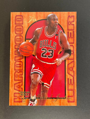 1995 Fleer Hardwood Leader Michael Jordan 4 of 27