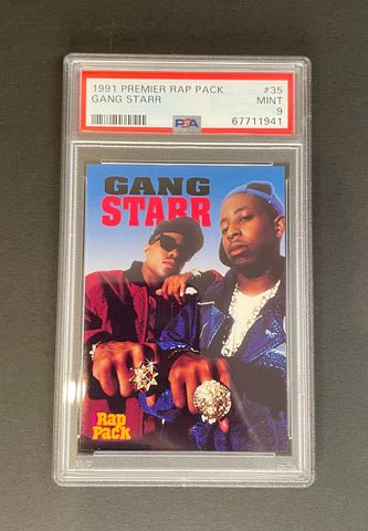 1991 Premier Rap Pack Gang Starr #35 PSA 9 MINT