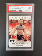 2021 Panini Chronicles Origins Conor McGregor Card #38 PSA 9 MINT
