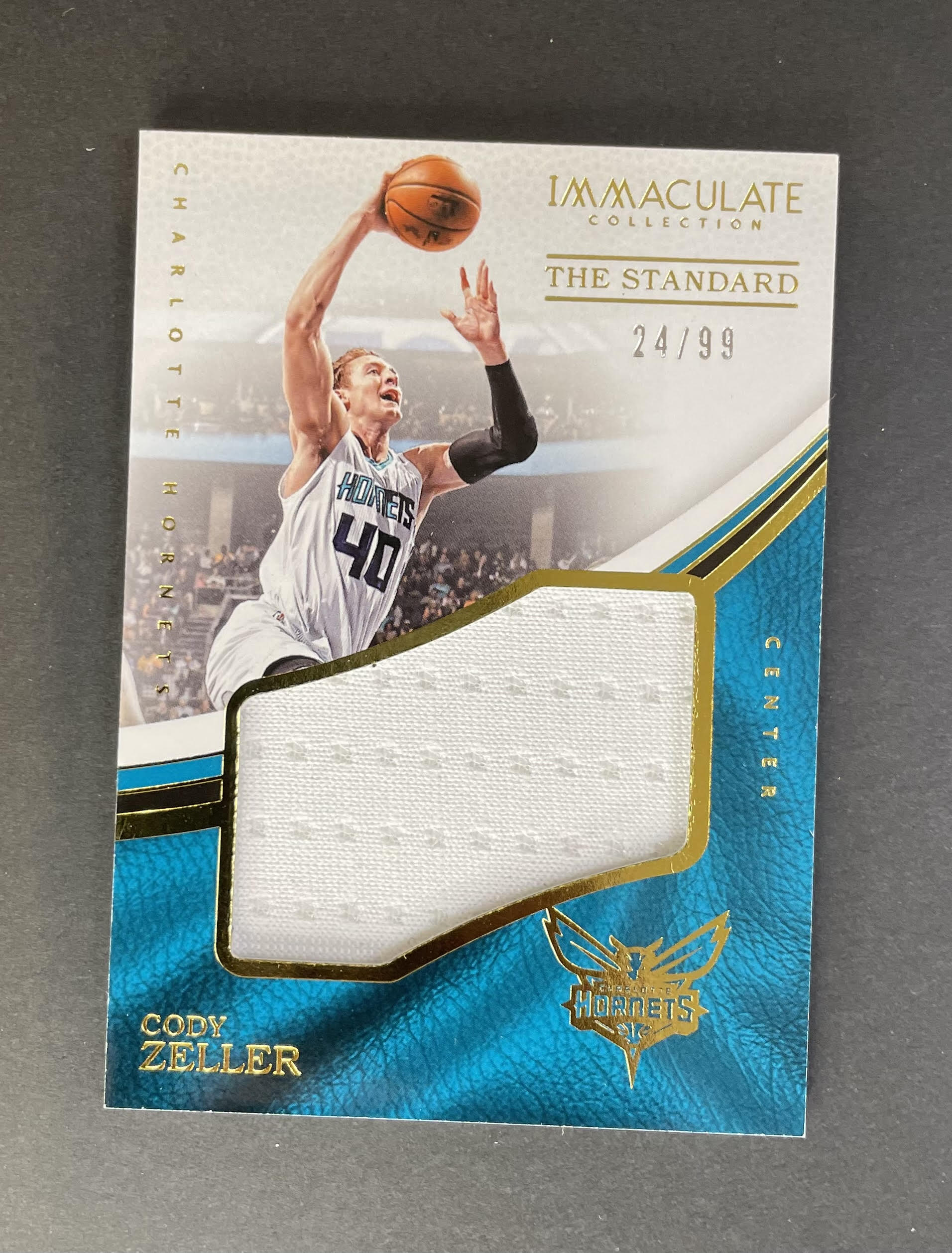 2016-17 Panini Immaculate Collection Cody Zeller Patch /99 #STCZL