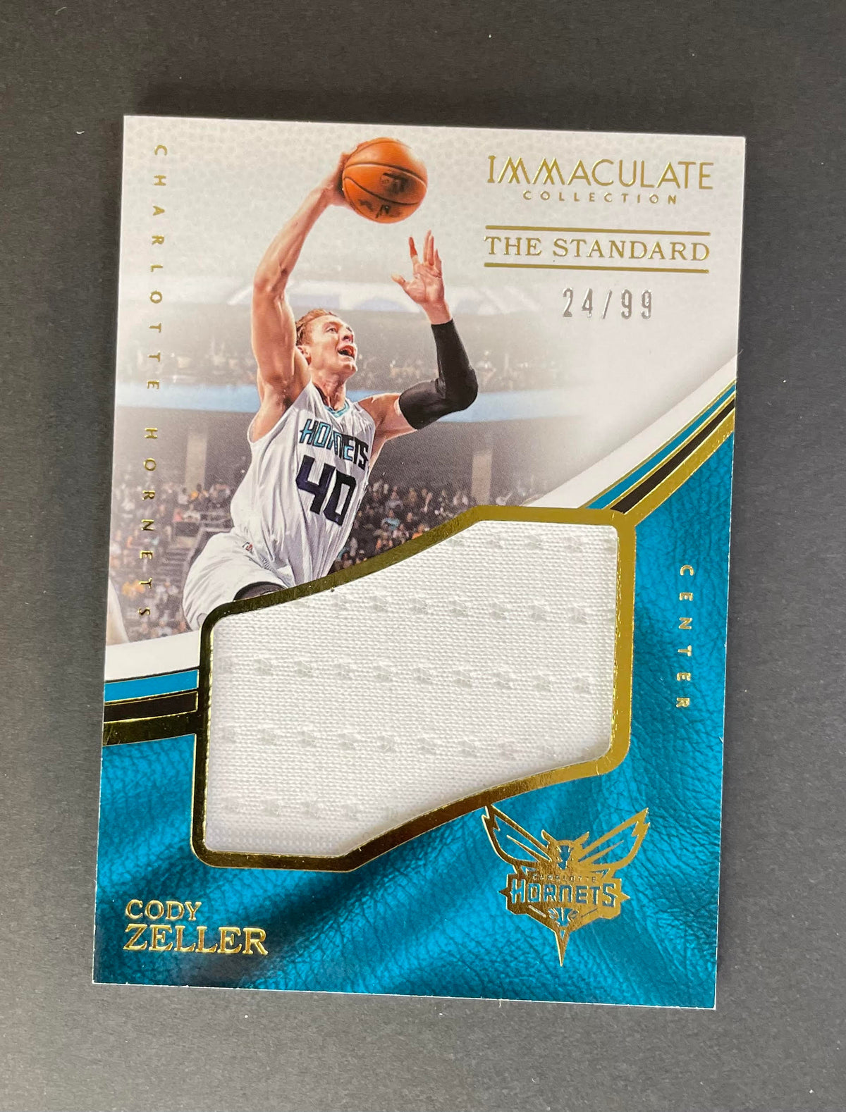 2016-17 Panini Immaculate Collection Cody Zeller Patch /99 #STCZL