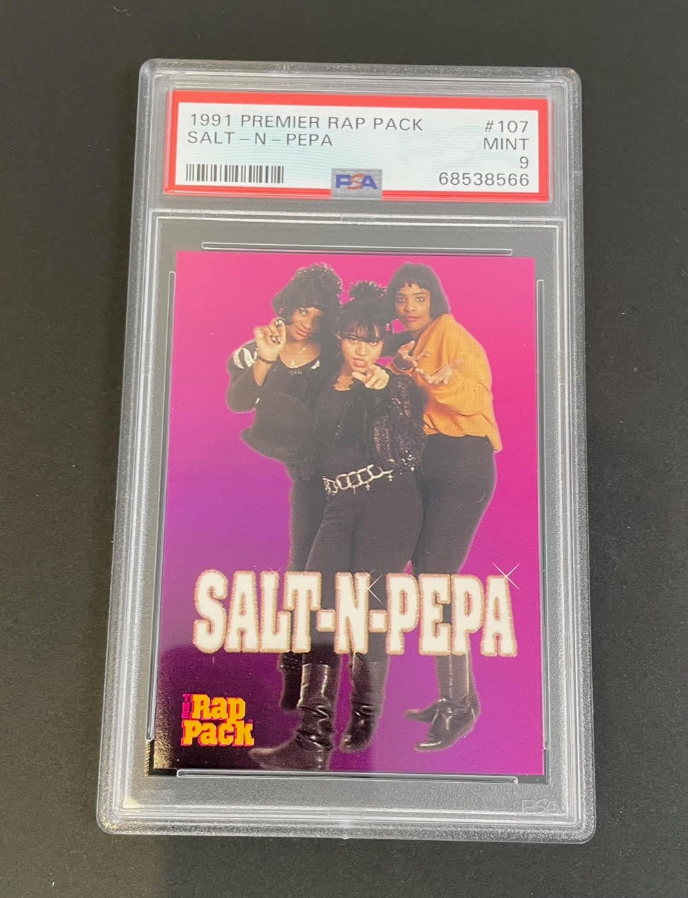 1991 Premier Rap Pack Salt N Pepa #107 PSA 9