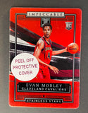 2021-22 Panini Impeccable Evan Mobley RC Stainless Stars Red #22