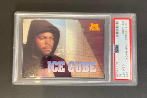 1991 Premier Rap Pack Ice Cube #46 PSA 10 GEM MINT