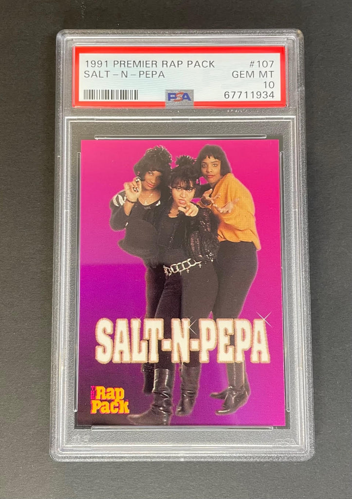 1991 Premier Rap Pack Salt N Pepa #107 PSA 10 GEM MINT