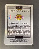 2021-22 Panini Impeccable Shaquille O'Neal Stainless Stars Red #17