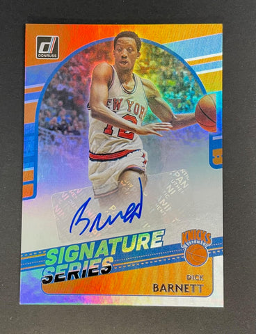 2020-21 Panini Donruss Signature Series Dick Barnett Auto #SGDBN