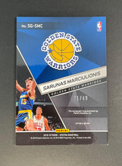 2018-19 Panini Spectra Signatures Sarunas Mariulionis Green /49 #SGSMC