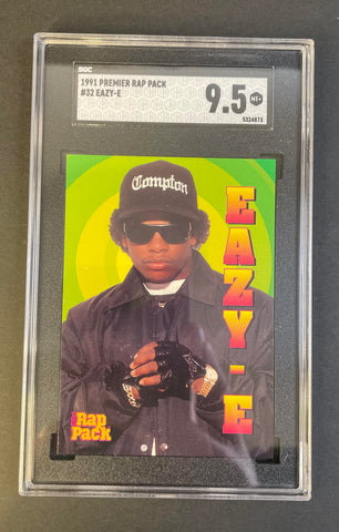 1991 The Rap Pack Eazy E #32 SGC 9.5 MINT+