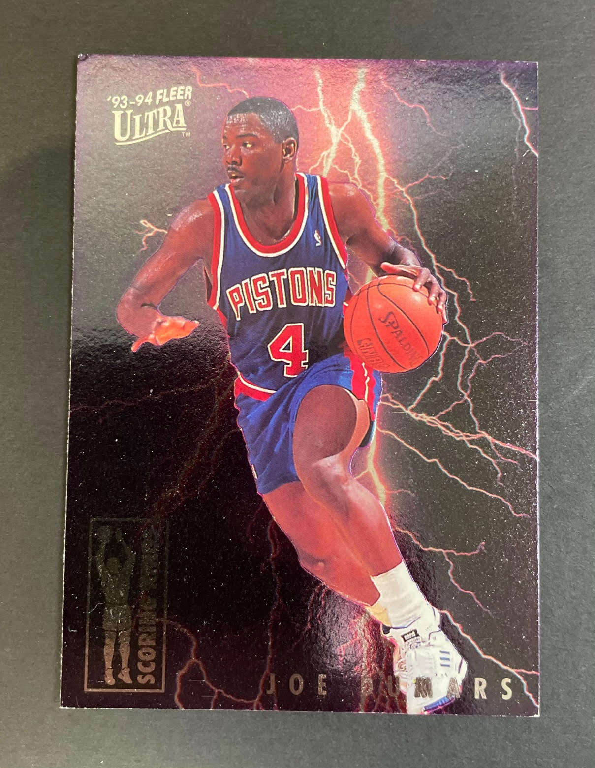 1993-94 Fleer Ultra Joe Dumars Scoring Kings Card #2 of 10