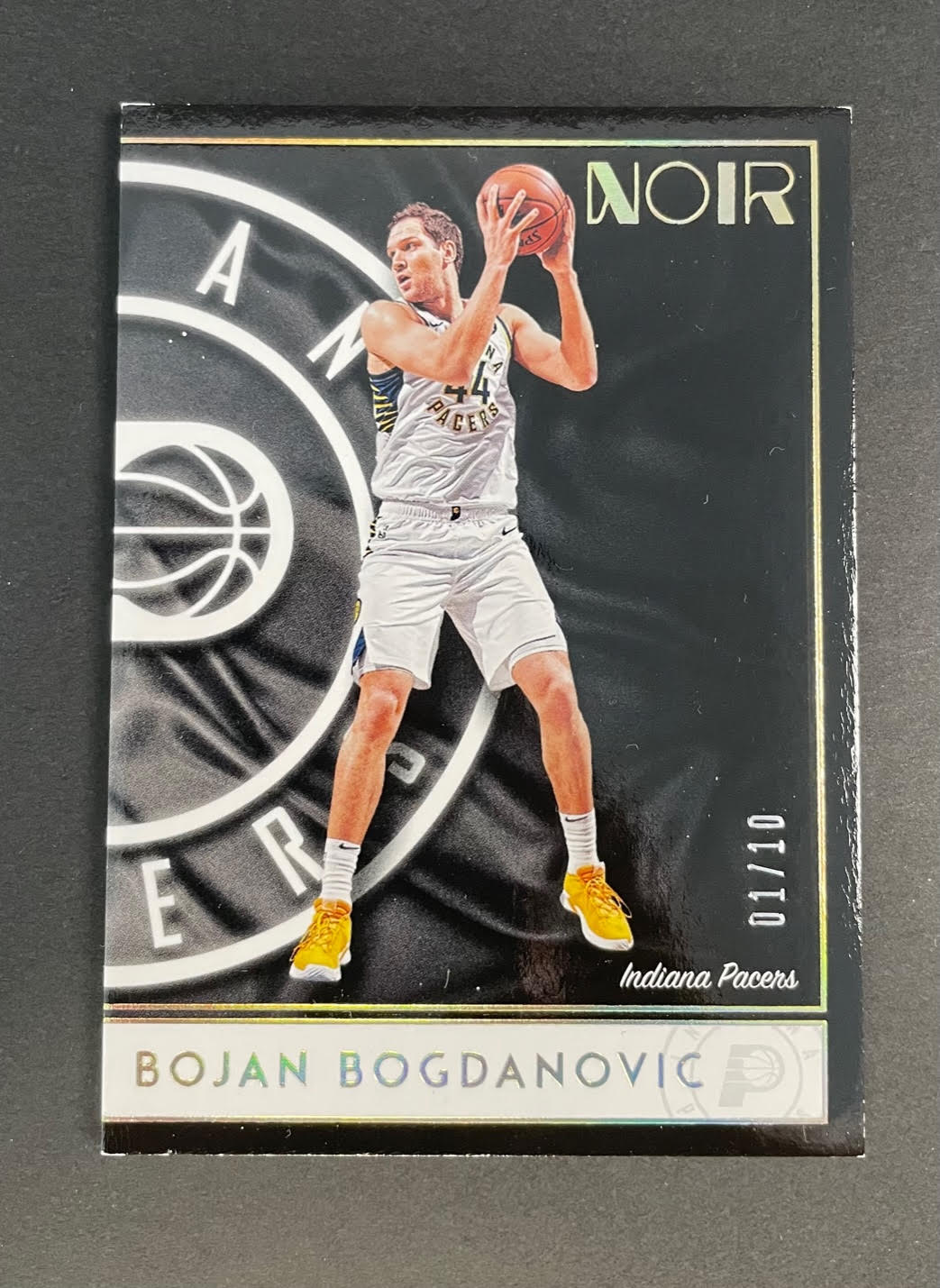 2018-19 Panini Noir Bojan Bogdanovic Gold /10 #9