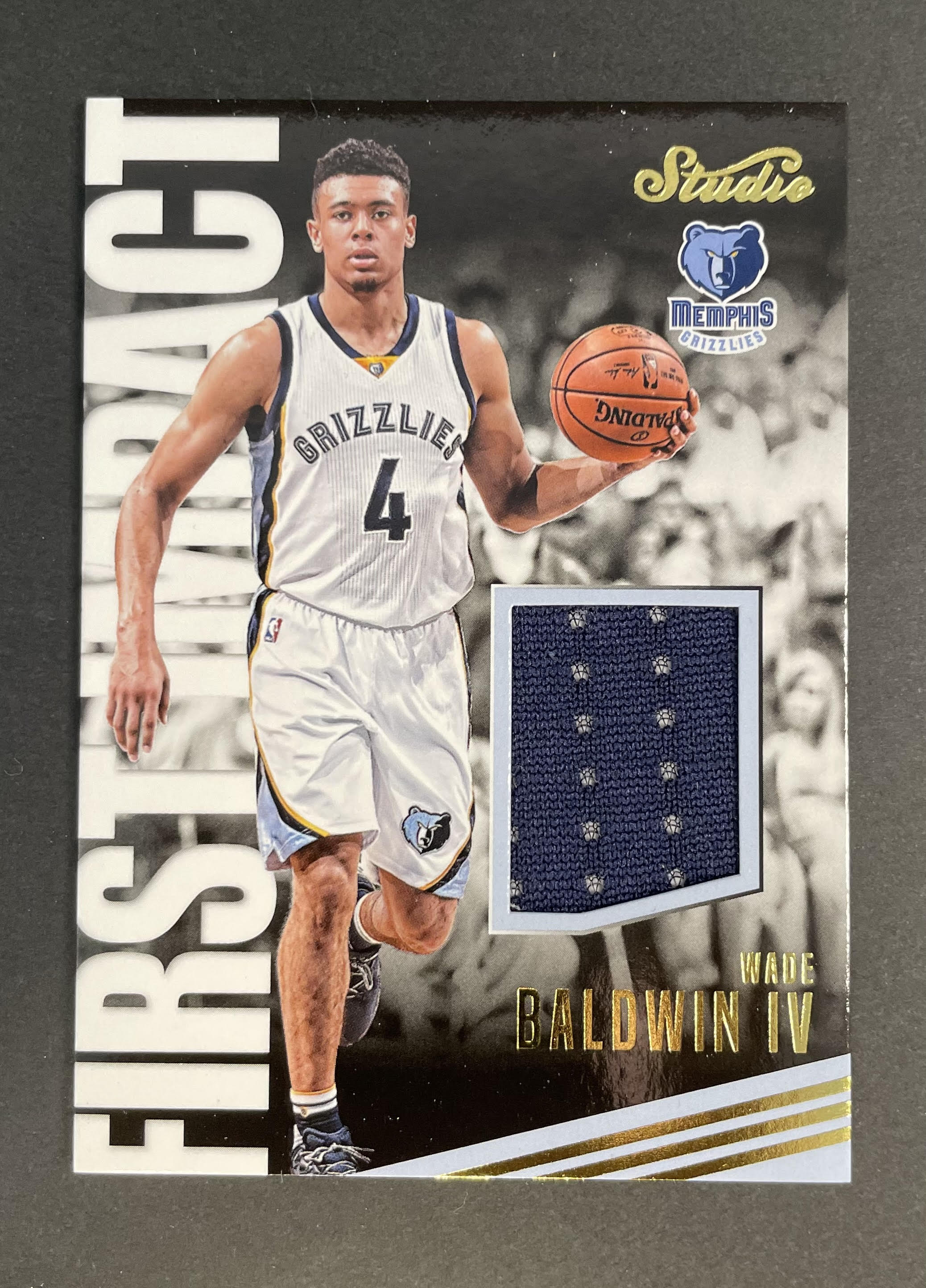2016-17 Panini Studio First Impact Wade Baldwin Patch #15