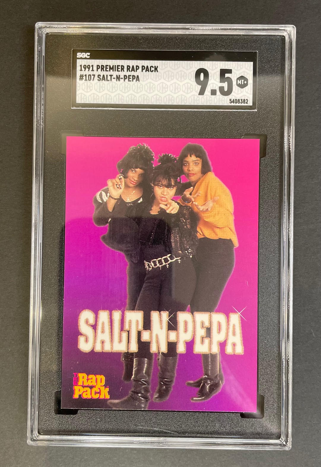 1991 The Rap Pack Salt N Pepa #107 SGC 9.5 MINT+