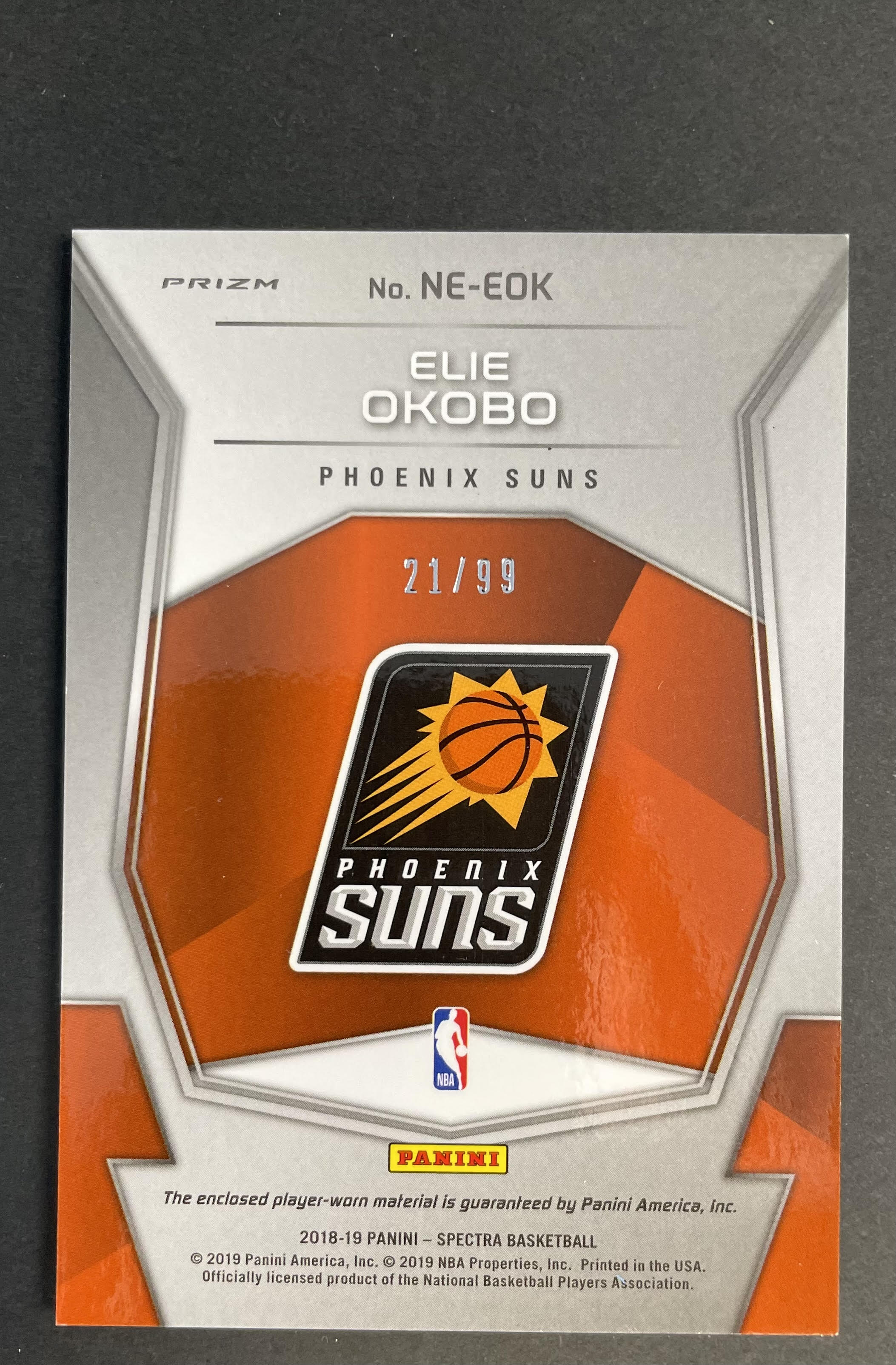 2018-19 Panini Spectra Elie Okobo Next Era /99 #NEEOK
