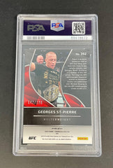2022 Panini Chronicles UFC Georges St-Pierre Red /199 #392 PSA 9