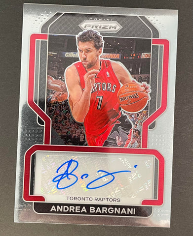 2021-22 Panini Prizm Andrea Bargani Auto #SGABG