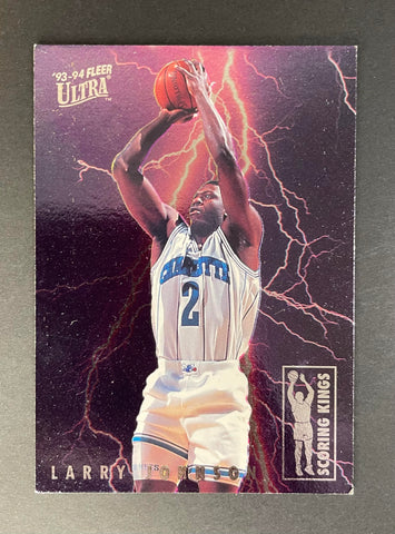 1993-94 Fleer Ultra Larry Johnson Scoring Kings Card #4 of 10