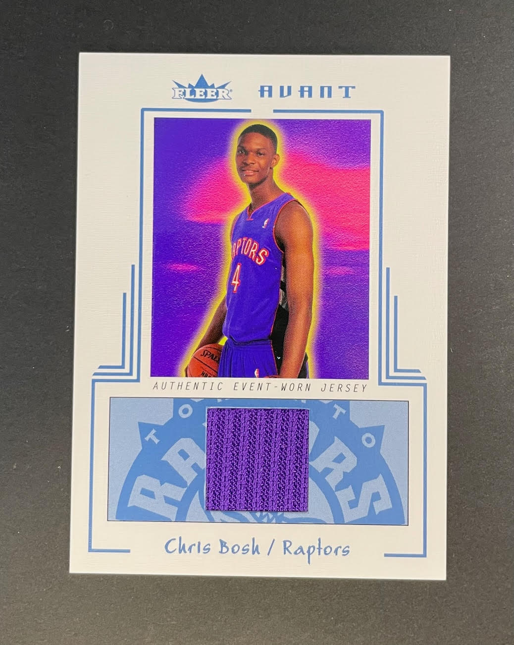2004 Fleer Avant Chris Bosh Patch /400 #AEWCB