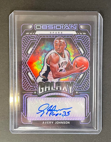 2021-22 Panini Obsidian Galaxy Avery Johnson Auto /75 #GAAVJ