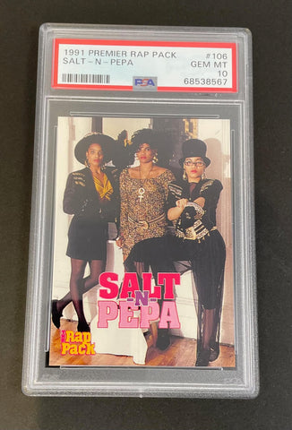 1991 Premier Rap Pack Salt N Pepa #106 PSA 10