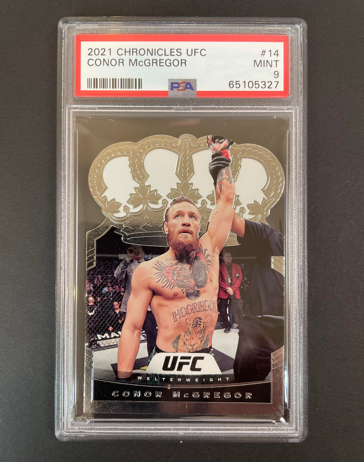 2021 Panini Chronicles Crown Royale Conor McGregor #14 PSA 9 MINT