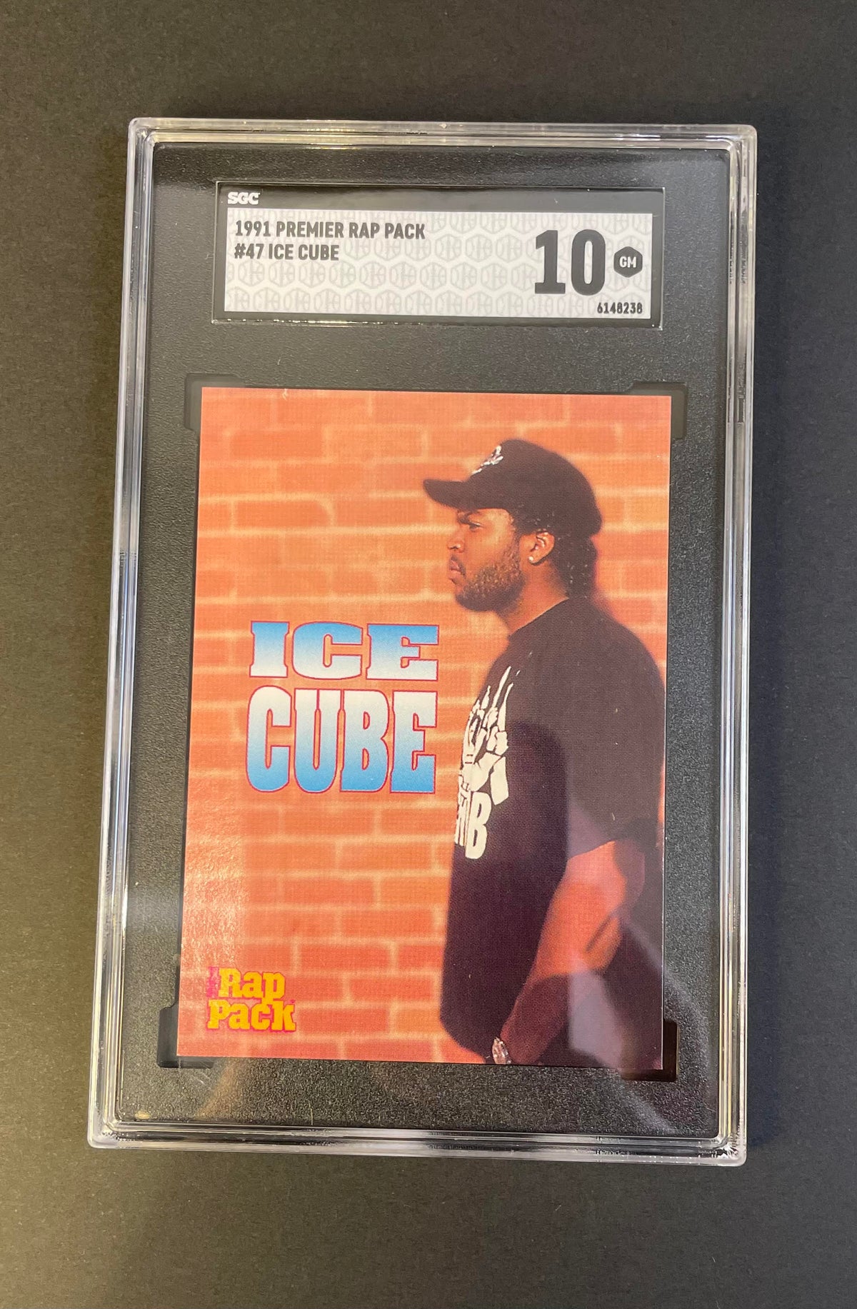 1991 The Rap Pack Ice Cube #47 SGC 10 GEM MINT