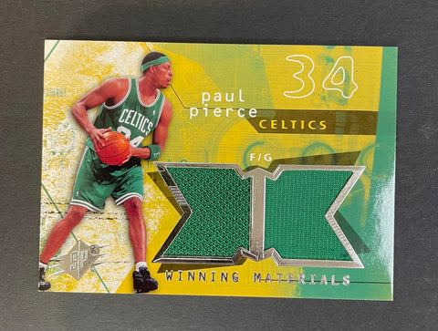 2004 Upper Deck SPX Paul Pierce Winning Materials Patch Card WMPP Game Used